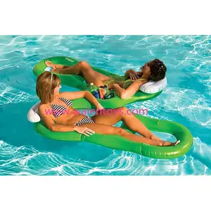 lettino galleggiante piscina gonfiabile nuotare sedia acqua salotto sole divertimento zattera lago materasso