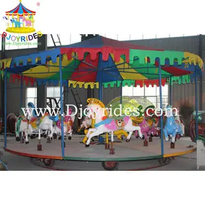 Amusement park rides 16 seats simple style 16 seats carousel /simple merry go round for sale