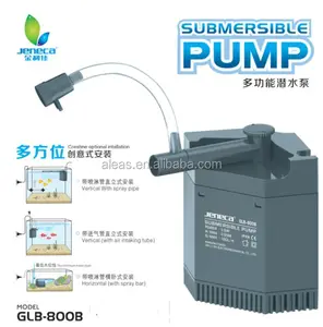 GLB-600B acuario filtro de la bomba sumergible de agua de pulverización horizontal vertical