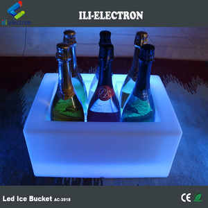 Pas <span class=keywords><strong>cher</strong></span> En Plastique <span class=keywords><strong>Champagne</strong></span> Led Seau À Glace Pour La Bière En Gros - Product Image 3