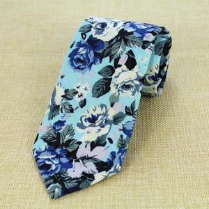 Corbata de Algodón con Estampado Paisley de Calidad al por Mayor, Corbata de Algodón Floral para Hombre para Bodas y Fiestas - Product Image 5
