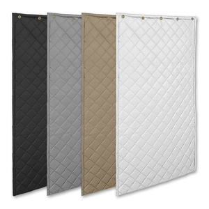 Barriera di riduzione del rumore esterna temporanea coperta acustica Grey PVC insonorizzata per i cantieri - Product Image 3