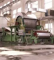 1880 Afval Papier Recycle Verwerking Omzetten Product Jumbo Roll Toiletpapier Making Machine