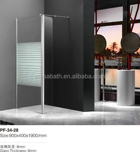 Clair en verre trempé cabine de <span class=keywords><strong>douche</strong></span> <span class=keywords><strong>italienne</strong></span> 2 <span class=keywords><strong>porte</strong></span> <span class=keywords><strong>coulissante</strong></span> avec cadre en aluminium et acrylique essayer - Product Image 5