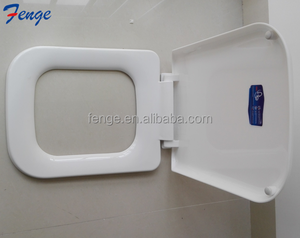 Fg020pp - Lift Off <span class=keywords><strong>inocente</strong></span> blanco / plástico cuadrado cerca del asiento del inodoro parte cubierta - Product Image 5