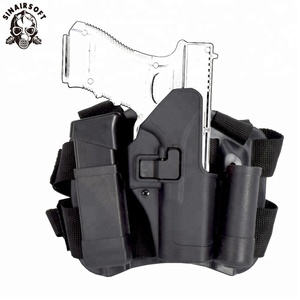 戦術cs屋外ガンホルスターミリタリーエアガン銃狩猟ピストル脚ホルスター用グロック17 19 22 23 31 32 - Product Image 2