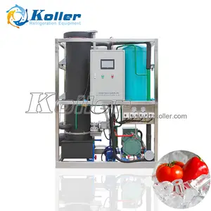 2吨空气冷却管制冰机，用于威士忌饮料冷却食用管制冰机Koller