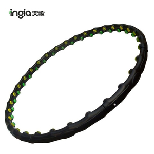 Artículos deportivos desmontable fitness masaje hula hoop con 8 piezas - Product Image 2
