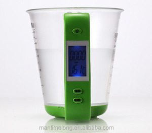 2 en 1 multi función taza de medición de conjuntos de medición de vidrio taza de bebida taza de cristal - Product Image 4