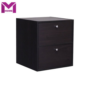 Precio barato modelo moderno <span class=keywords><strong>de</strong></span> mesita <span class=keywords><strong>de</strong></span> <span class=keywords><strong>noche</strong></span> con 2 cajones - Product Image 2