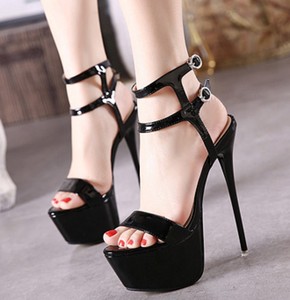 <span class=keywords><strong>Sandali</strong></span> <span class=keywords><strong>con</strong></span> <span class=keywords><strong>Tacco</strong></span> da Donna 2025 per Night Club, Design per Pole Dance, Stiletto Super Alto <span class=keywords><strong>con</strong></span> Piattaforma Rossa - Product Image 4