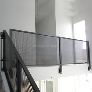 Bán Hàng Trực Tiếp Nội Thất Cầu Thang Lan Can Sử Dụng <span class=keywords><strong>Wrought</strong></span> Sắt Kim Loại Ban Công Lan Can Với Giá Nhà Máy - Product Image 4