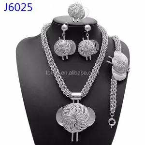 سعر المصنع نوعية جيدة 925 الفضة والمجوهرات تشكيلة حُلي هندي للزفاف