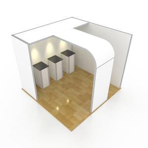 Stand de exhibición personalizado de aluminio <span class=keywords><strong>3X3</strong></span>, China, Stand de exhibición de feria comercial - Product Image 1