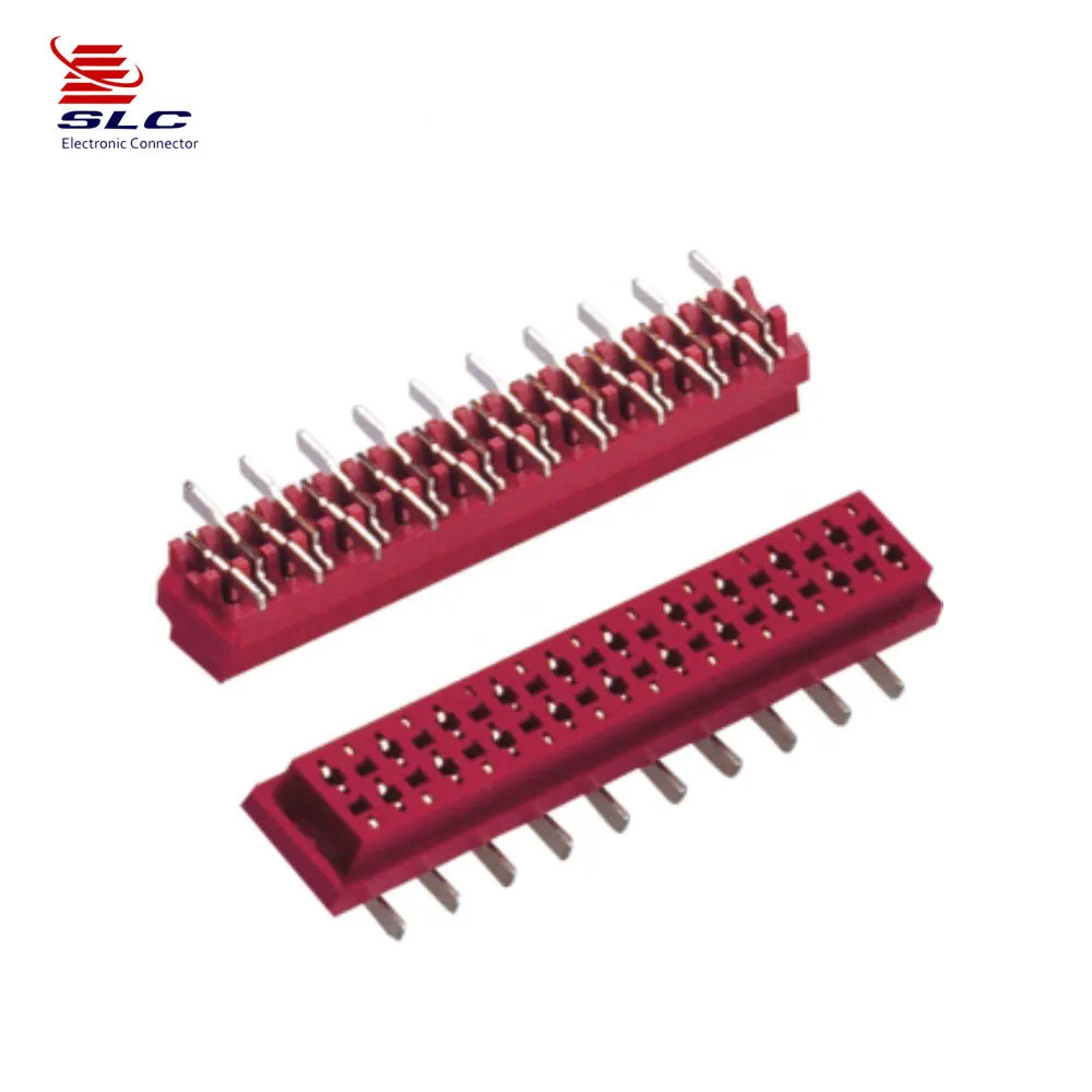 Соединитель Micro Match 1,27 мм, разъем «мама» красный IDC,SMT, без защелки