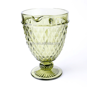 Bicchiere da Vino Vintage Colorato da 1300ml con Manico, Bottiglia per Vino, Bicchiere per Feste <span class=keywords><strong>e</strong></span> Matrimoni, <span class=keywords><strong>Bicchieri</strong></span> per Acqua - Product Image 2