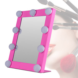 Alibaba al por mayor maquillaje estilo <span class=keywords><strong>Hollywood</strong></span> bombillas <span class=keywords><strong>LED</strong></span> espejo de vanidad espejo de maquillaje con 9 <span class=keywords><strong>luces</strong></span> - Product Image 4