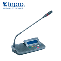 Système de Conférence Audio Numérique INPRO Chairman avec Interprétation Simultanée, Microphone à Condensateur Modèle PM-9800/01 Fabriqué à Taïwan
