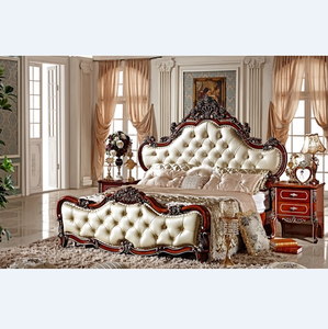 <span class=keywords><strong>Letto</strong></span> matrimoniale di lusso in stile europeo francese, design moderno, rivestimento in pelle, testiera morbida, <span class=keywords><strong>letto</strong></span> <span class=keywords><strong>a</strong></span> parete in legno - Product Image 5