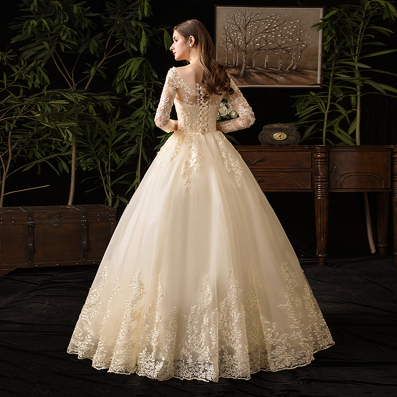 champagne ivory color wedding dress Fernanda Wedding Dress 5985 Size 10 Ivory/Champagne/Honey