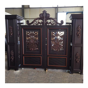 Designs <span class=keywords><strong>de</strong></span> portails en aluminium pour maisons/Style rétro européen <span class=keywords><strong>Porte</strong></span> <span class=keywords><strong>d</strong></span>'<span class=keywords><strong>entrée</strong></span> en aluminium Portail <span class=keywords><strong>de</strong></span> maison/Designs <span class=keywords><strong>de</strong></span> portails principaux en aluminium - Product Image 1