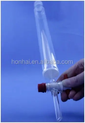 hoge borosilicaat glazen chromatografie kolom