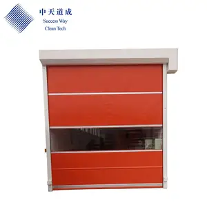 PVC Doux Rideau Vitesse Rouleau Salle Blanche Rapide Enrouler Volet Porte - Product Image 1