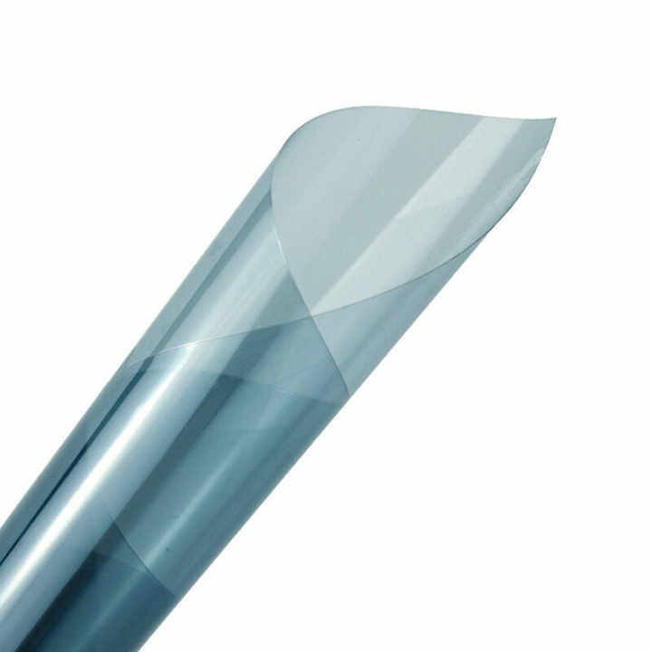 Light Blue Window Tint Film  Car Sticker Heat Insulation Protection 100% UV Tinting for Front Side Window Sun Visor