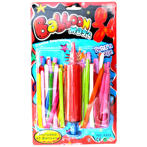 #A552# 40pcs Creative Colorful <strong>Modeling</strong> <strong>Balloon</strong> &amp; Pump Magic <strong>Balloon</strong> Kit - Product Image 1