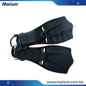 Swimming Fins Scuba Diving Gears Long Blade Rubber Open Heel Fins - Product Image 2