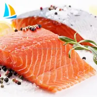 Fresh Pink Fish, Healthy Food, Frozen Salmon