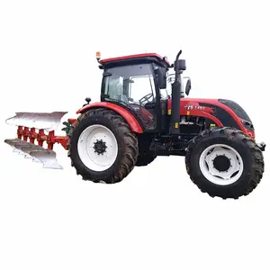 Large power YTO engine farm 140 hp tractor with front end loader and backhoe Indonesia