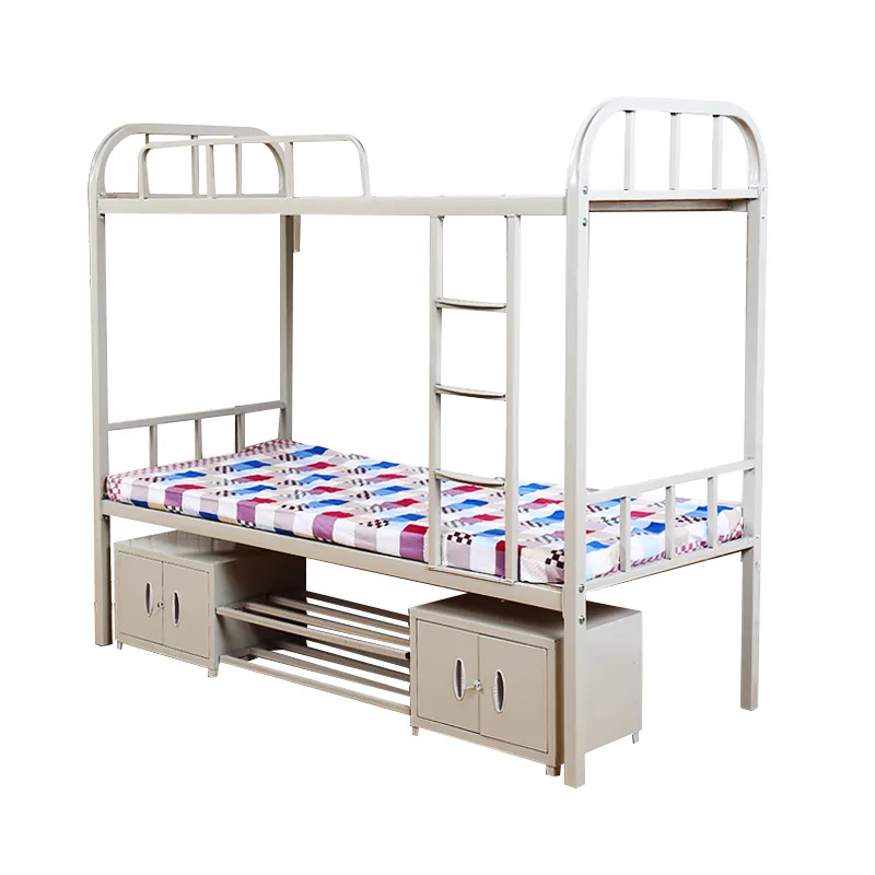 apartment hostel bunk bed with cabinet 2019 kening new style KN-b704