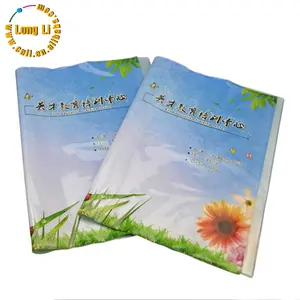 플라스틱 책 커버 투명 Stretchable 패브릭 도매 제품 중국 PVC 오프셋 인쇄 A5 Longli 학교 및 사무실