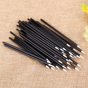 <span class=keywords><strong>Pinceau</strong></span> à eye-liner jetable à tête en nylon, applicateur de crayon à lèvres, <span class=keywords><strong>pinceau</strong></span> de maquillage fin - Product Image 3