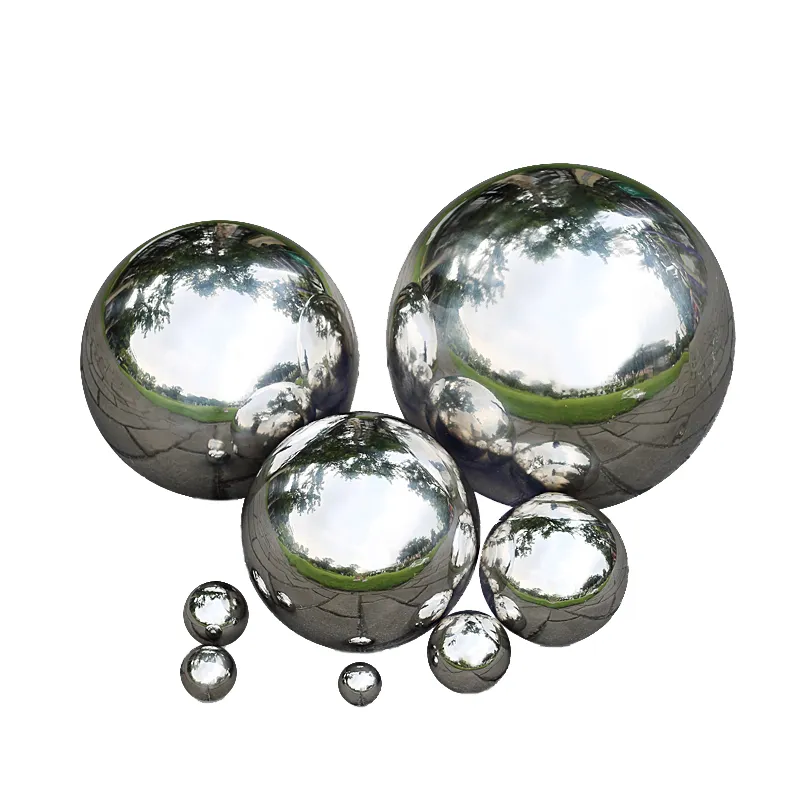 Chrome en acier 30mm 40mm 50mm 60mm 70mm ballon de fitness en acier inoxydable