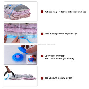 Beautifly Design PET + PE Sceau sous vide Sac <span class=keywords><strong>de</strong></span> rangement transparent Sac d'emballage sous vide pour la literie et l'économie d - Product Image 3