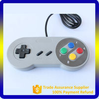 Control Retro USB con Botones de Colores y Joysticks, Gamepad con Cable para SNES, PC y Mac