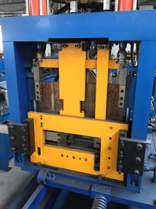European Standard <strong>Z</strong> <strong>Shape</strong> Steel <strong>Purlin</strong> <strong>Roll</strong> <strong>Forming</strong> <strong>Machine</strong> with PLC Control and Motor Driven System - Product Image 3