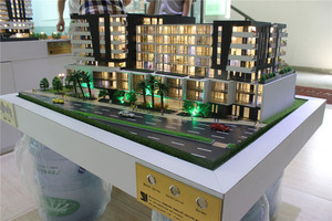 Scala 1:100 appartamento modello per la visualizzazione& mostra, ha condotto la luce architetto modelli - Product Image 4