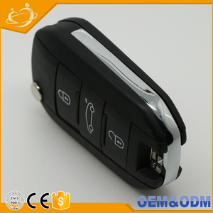Porte-clés de voiture à 3 boutons rabattable, <span class=keywords><strong>coque</strong></span> de protection <span class=keywords><strong>pour</strong></span> véhicule de <span class=keywords><strong>Peugeot</strong></span> 3008, 301, <span class=keywords><strong>308</strong></span>, 408, 508, accessoires - Product Image 4