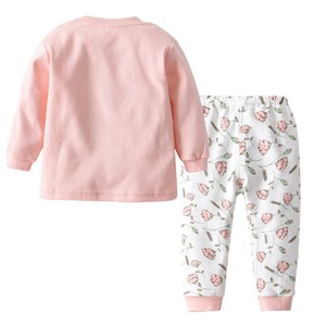 Set di Abbigliamento per Neonati con Stampe Cartoon, Manica Lunga, Completo Maglietta e Pantaloni per Primavera - Product Image 2
