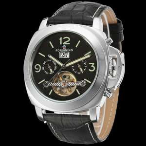 Orologio da Polso da Uomo Automatico Tourbillon di Lusso di Fabbrica Cinese Popolare con Cinturino Personalizzato in Vera Pelle - Product Image 4