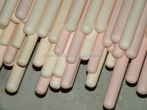 Protezione allumina tubo di ceramica con una estremità chiusa - Product Image 4