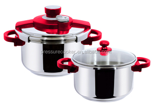Casserole à pression T-fal Clipso en acier inoxydable, 6,3 litres, compatible induction, système de verrouillage sécurisé à une main, passe au lave-vaisselle, argent - Product Image 6