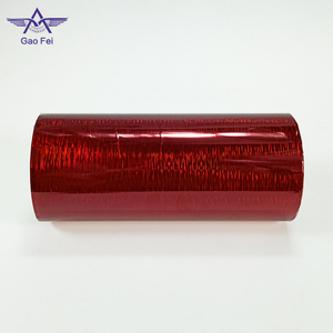 Rojo de aluminio de Color dibujo láser holográfico metalizado para mascotas película - Product Image 1