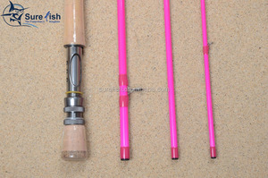 <span class=keywords><strong>Canne</strong></span> à pêche de couleur <span class=keywords><strong>rose</strong></span> avec bouchon en liège, livraison gratuite, vente en gros - Product Image 4