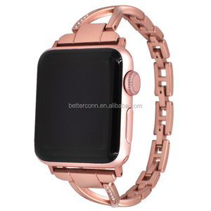 <span class=keywords><strong>Bracelet</strong></span> de montre en acier inoxydable pour femmes, pour <span class=keywords><strong>Apple</strong></span> <span class=keywords><strong>Watch</strong></span> 38MM <span class=keywords><strong>42MM</strong></span> <span class=keywords><strong>série</strong></span> 1 2 <span class=keywords><strong>3</strong></span> - Product Image 1