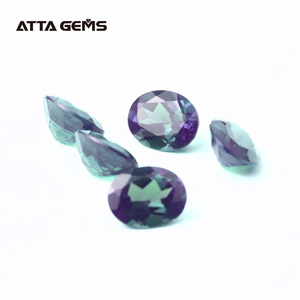 <span class=keywords><strong>Pietra</strong></span> di Alessandrite Taglio Ovale 10x8mm ATTA GEMS, <span class=keywords><strong>Gemma</strong></span> di Alessandrite con Cambio Colore - Product Image 2