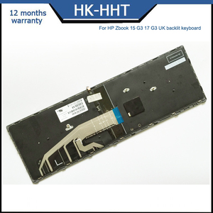 HK-HHT nouveau pour clavier rétro-éclairé HP <span class=keywords><strong>Zbook</strong></span> 15 <span class=keywords><strong>G3</strong></span> <span class=keywords><strong>17</strong></span> <span class=keywords><strong>G3</strong></span> UK - Product Image 5